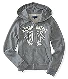 Aeropostale Women's Ny Banner Full-Zip Hoodie