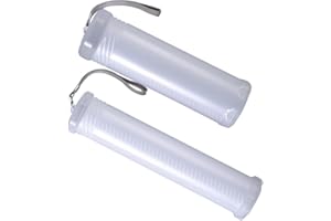 Operitacx 2pcs Extendable Plastic Paint Brush Case Clear Long Paint Brush Holder Tube Storage Paintbrush Organizer Pencil Container Dustproof Watercolor Pen Container for Drawing Tools