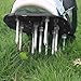 Mavicen Lawn Aerator Shoes with Zinc Alloy Buckles and 4 Adjustable Straps for Aerating Your Yard, Lawn, Roots & Grass Extra Mini Wrench and 3 Shovels Included (Black)