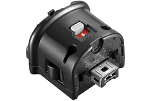 NC Motion Plus Adapter Replacement for Wii Motion Plus Adapter-Sensor Accelerator and Remote Controller Compatible (Black 1 P