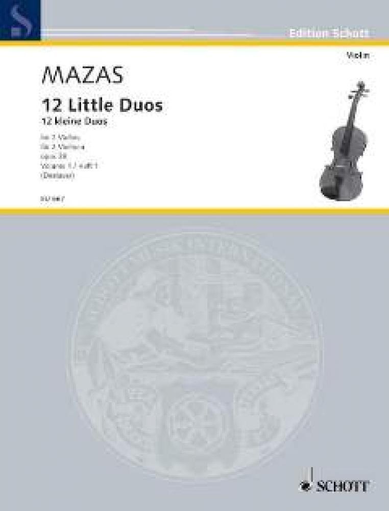 12 Little Duos: op. 38. 2 violins.