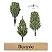 Bonnlo Upgraded Full 7.5 Feet Unlit Artificial Full 1450 Tips Branch Christmas Pine Tree with Sturdy Metal Legs
