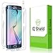 IQShield LiQuidSkin Full Body Screen Protector for Samsung Galaxy S6 Edge - Clear (Frustration-Free Retail Packaging)