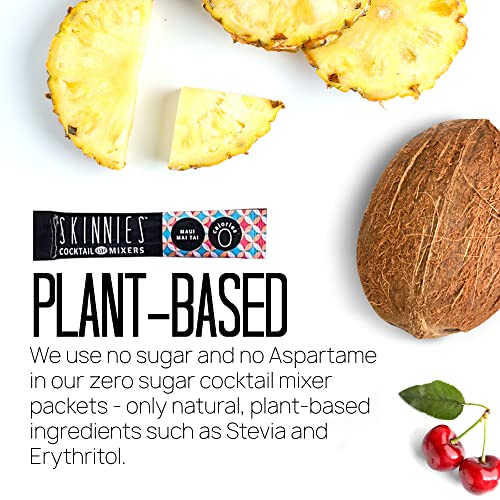 RSVP Skinnies Maui Mai Tai Zero Sugar Mixers for Cocktails or