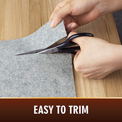 MAYSHINE 4' x 6' Dual Layer Felt + Rubber Rug Pad Grip Cushion