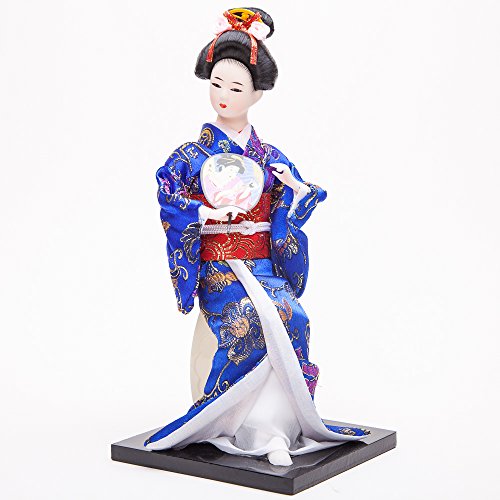 "12"" japanese geisha oriental doll zs1021-12"