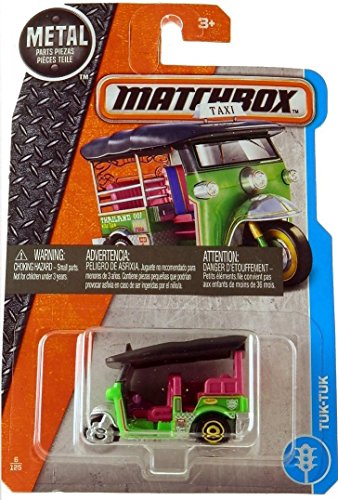 Matchbox 2017 MBX City Tuk-Tuk Thailand Taxi 6/125, Green