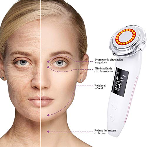 Strumento portatile di bellezza del viso per il sollevamento del viso, la rimozione delle rughe, la cura della pelle, la promozione efficace della crema e l\'assorbimento