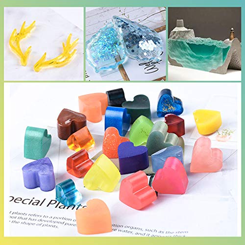 LET'S RESIN Epoxy Resin Dye,15 Color Translucent Epoxy Resin Pigment