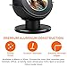 Premium Stand for Echo Spot by &Colors. Convenient 360 Degree Rotation with Smooth Precision Ball Bearings. Stable & Sturdy with Non-Scratch Surface. (SILVER)