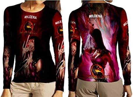 MILEENA Style Art 4 T-Shirt `n Longsleeve Woman Sublimation Fullprint Size S - 3XL