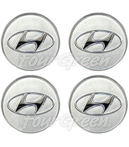 thumbnail interactive-video image 1 of 4x Hyundai Wheel Center Caps – 52960-3S110 For Tucson, Azera, Sonata – 60mm 1 of 3