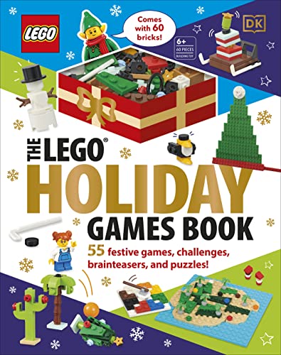 The LEGO Holiday Games Book: 55 Festive Brainteasers, Games, Challenges, and Puzzles