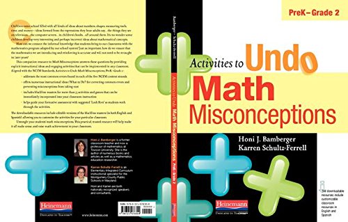 Activities to Undo Math Misconceptions, PreK-Grade 2: Bamberger, Honi J ...