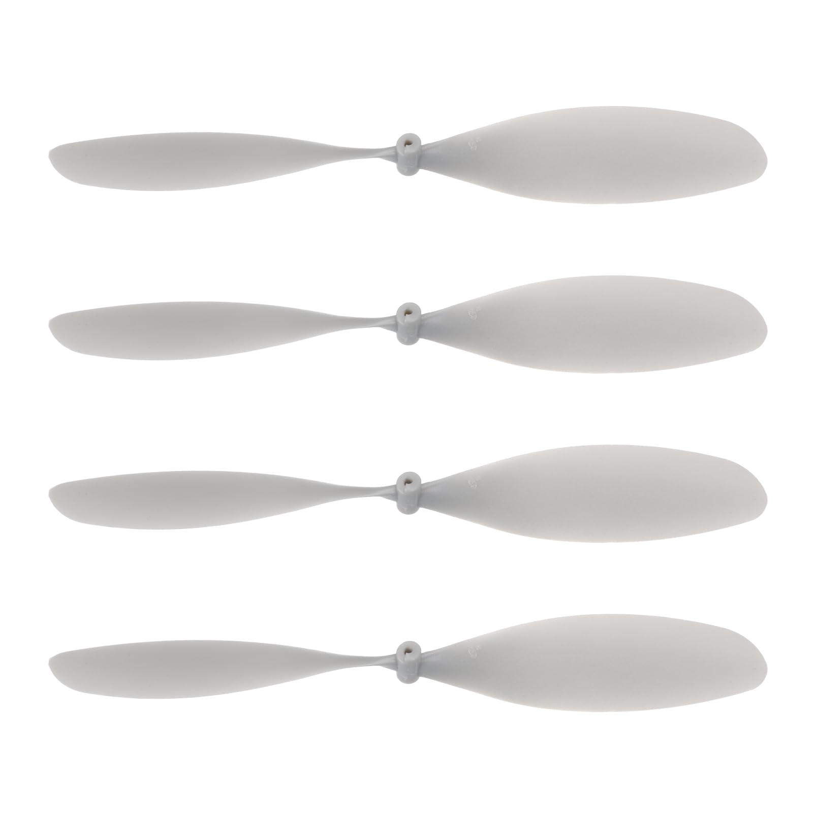 sourcing map Plastic Propeller, Propeller Props Blade Helicopter Kit 9" Fold Resistant for STEM Activities Powered Airplanes DIY Science(Silver, Pack of 4)