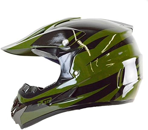 PGR X25 Youth Newage Motocross MX BMX Dirt Bike Dune Buggy Enduro ATV Quad Off Road (Medium, Army Green)