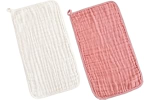 Burp Cloths for Baby 2 Pack Ultra Soft Baby Burping Cloth Newborn Girl Essentials Absorbent Shower Gifts for Girls Boys
