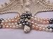 JYX Pearl Long Strand Necklace 7-8m White Black and Pink Cultured Freshwater Pearl Necklace for Women 47