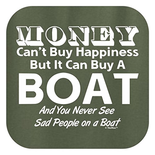 money can't buy happiness but it can buy a boat t-shirt
