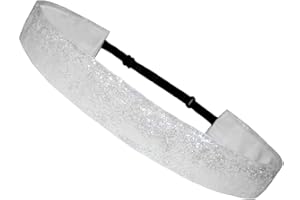 QRZMEDU Sparkly Glitter Headbands Sports, Elastic Softball Glitter Sports Stretchy Headband, Softball Headbands