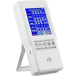 Air Quality Monitor BIAOLING Accurate Tester for CO2 Formaldehyde(HCHO) TVOC PM2.5/PM10 Multifunctional Air Gas Detector Real