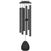 28" Wind Chimes for Outside, Metal Outdoor Wind Chimes with Soothing Melodic Tones, Wind Chime Unique Gift for Mom, Grandma, Perfect Outdoor Garden Decor(Waterdrop-Shape)