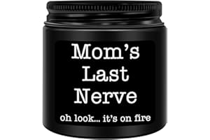 Homsolver Gifts for Mom,Unique Mom Gifts,Mothers Day,Valentines,Birthday Gifts for Mom from Daughters,Son,Lavender Scented Moms Last Nerve Candles