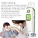 Ear and Forehead Thermometer for Fever - Digital Baby Thermometer by DrKea - Clinically Accurate Infrared Dual Mode Body Thermometer for Baby, Kids and Adult | FDA Approved (K500i BabyThermo)