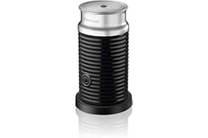 Nespresso Aeroccino 3 One-Touch Non-Stick Milk Frother with Automatic Shut-Off for Hot Milk Foam, Hot Milk, or Cold Froth (Black)