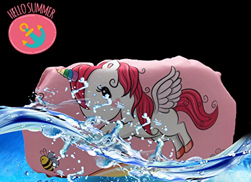 CONHENCI Swim Aid Vest Trainer Life Jacket Floaties for Toddlers(Unicorn)