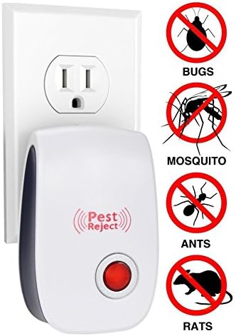 Ultrasonic Pest Repeller KIBER Electronic Pest Repeller Plug In Best Pest Control For Insect Indoor Or Outdoor - Mice , Roaches , Bugs , fleas , Mosquitoes , Spiders