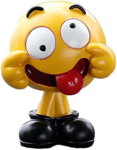 Amazon Co Jp Brave Tour かわいい絵文字カーインテリアダッシュボード装飾 揺れやダンスの人形 車 自宅 オフィス オーナメント ホーム キッチン