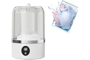 HAWBATH Underwear Washer, Portable Mini Washing Machine, Upgraded Mini Washings Machines, Rechargeable Cordless Washing-Machine, Laundry Cup for Bra, Underwear, Socks