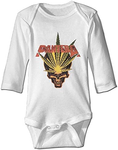 Angelbabay Leaf Pantera Skull White Long Sleeve Boy Climb Clothes