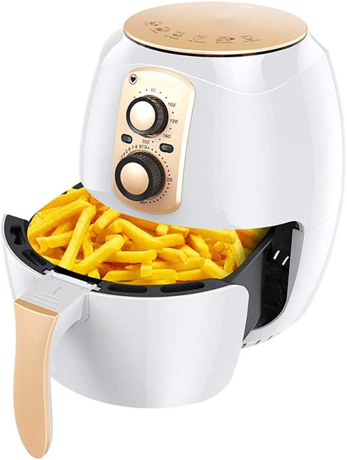 BTSSA Electric Air Fryer 1400W W/Timer, Temperature Control, Timer Up to 30-Minutes and Temperature Up to 200 Degrees, Fry Healthy with 80% Less Fat