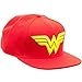 Wonder Woman Logo Snapback Cap Hat New Licensed New DC Comics Red