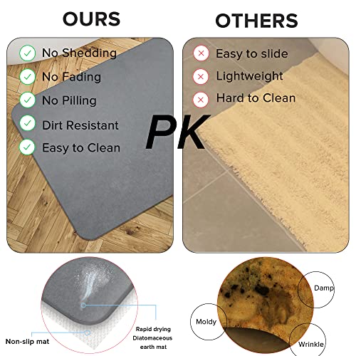 Stone Bath Mat Diatomaceous, Diatomite Stone Bath Mats for Bathroom