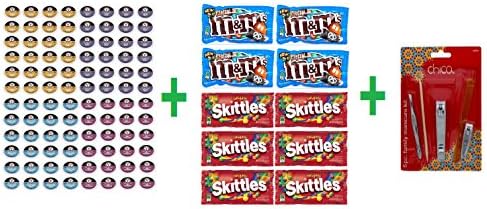 New Victor Allen Coffee Variety Pack 96 Count + M&amp;M Variety Pack 10 Count + Chica Family Manicure Kit