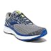 Brooks Mens Ghost 11 Running Shoe - Grey/Blue/Silver - D - 12.0