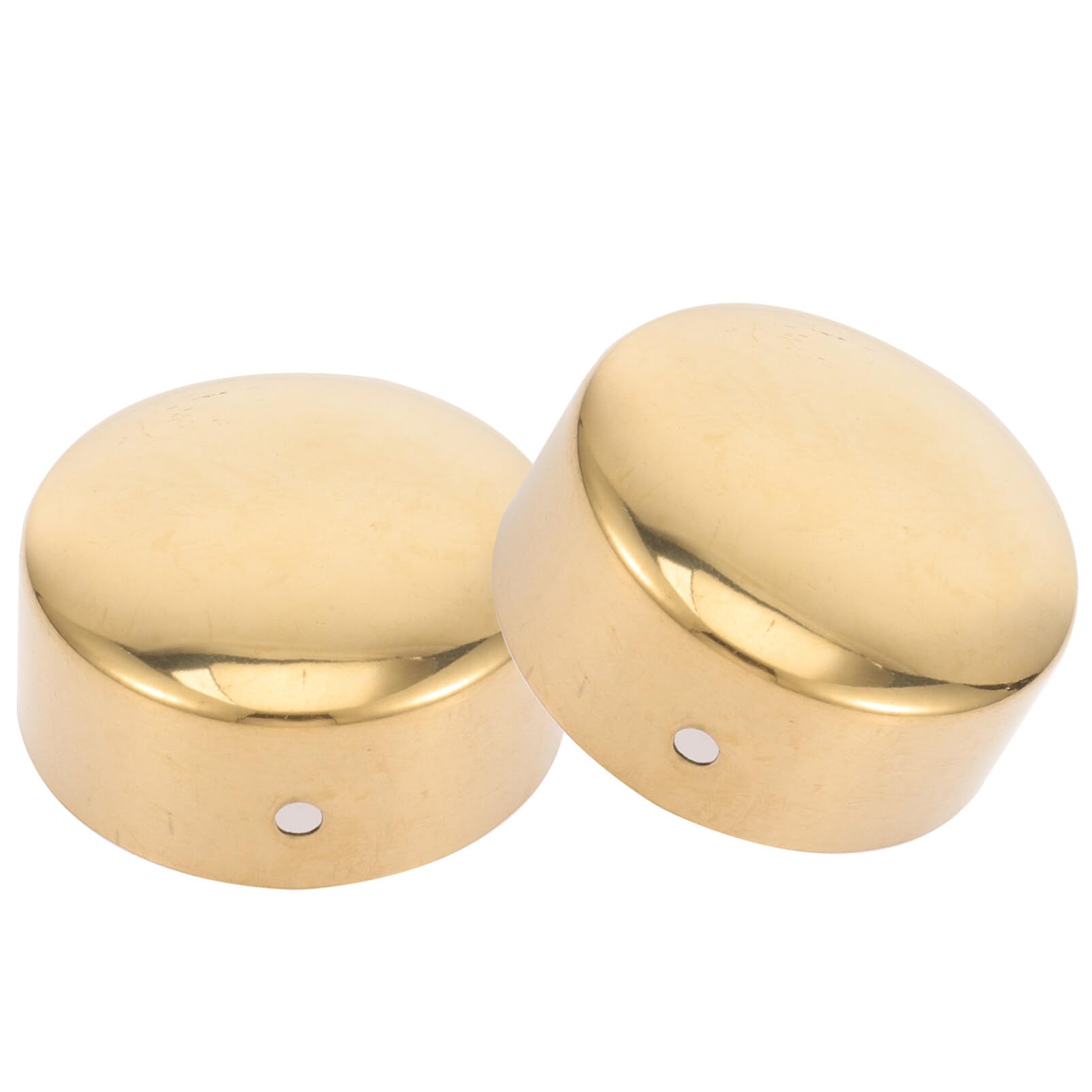 Angoily 2pcs Wooden Handrail End Caps Hand Railing End Caps Round Handrail End Plugs