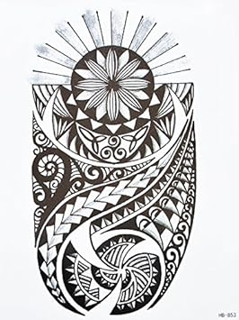 Tatouage Maori Et Tribal Sur Le Haut Du Bras Noir Hb853