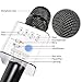 Wireless Microphone, Besteker Portable Wireless Mic Handheld Microphone Bluetooth Speaker Player for Music Playing, Mini Home KTV Karaoke for Apple Iphone Android Smartphone or PC (Black)