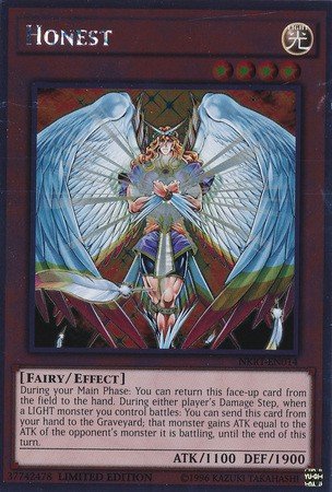 Yu-Gi-Oh! - Honest (NKRT-EN014) - Noble Knights of the Round Table - 1st Edition - Platinum Rare