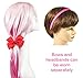Head Bands for Women, Girls Headbands - HipGirl 10pc Grosgrain Ribbon Wrapped 1/2