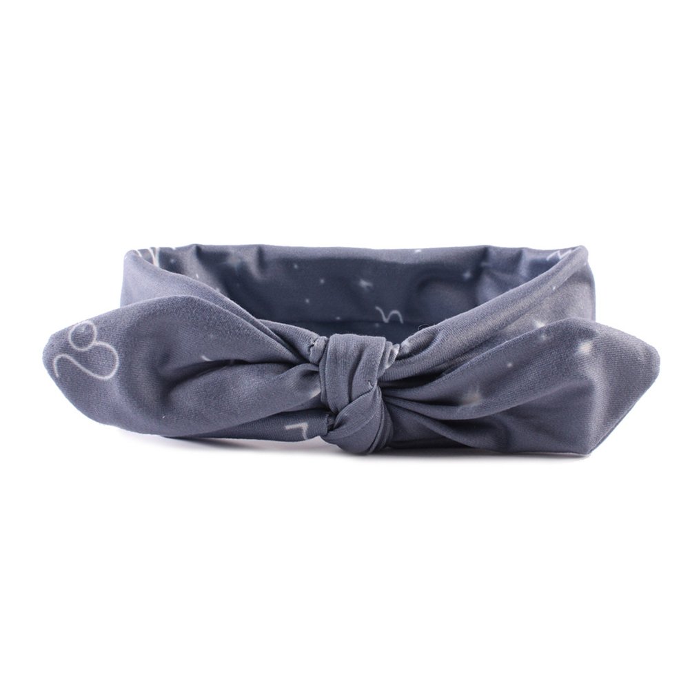 rrimin baby girl's cotton knotted adjustable hairband (multicolour) - pack of 6