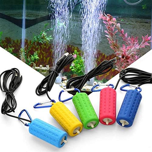 Mini USB Ultra Quiet Aquarium Air Pump Fish Tank Oxygen for 1-15 gallon aquariums, 0.5L/min
