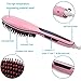 Hair Straightener Straightening Brush from AsaVea new generation Faster Heating Professional Anti-Static Ceramic Heating Plates with Travel Bag,Carry Hairstyling Done Anywhere!