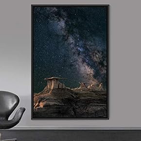signwin Framed Canvas Sky of Stars Astronomy &...