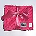 Reversible Unisex Children's Soft Baby Blanket Minky Dot - (Hot Pink)