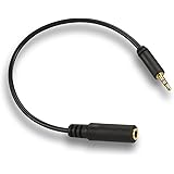 VCE 2.5mm Male to 3.5mm Female Stereo Jack Cable Adapter for Headphone